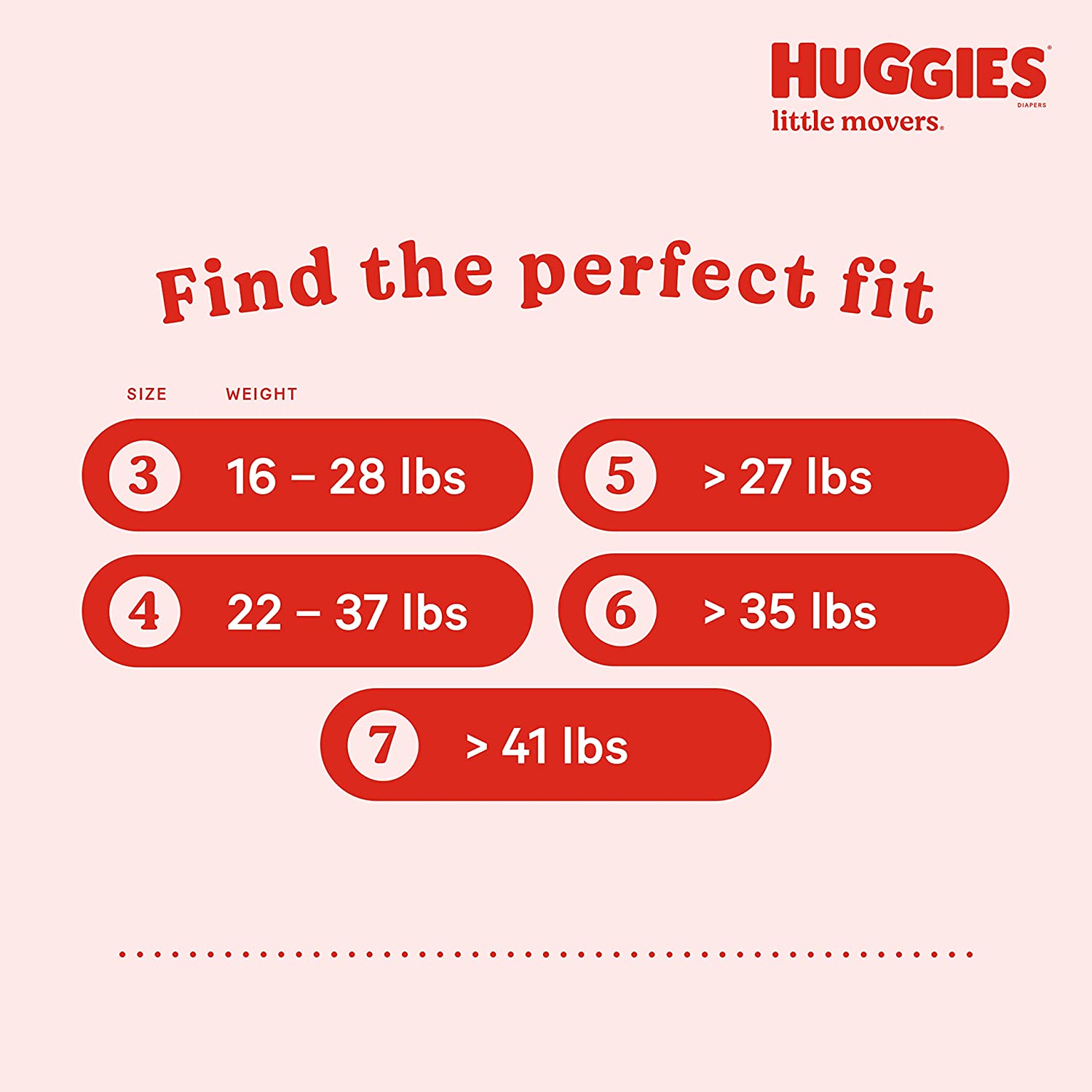 Baby Diapers Size 3 (16-28 lbs), 156 Ct, Huggies Little Movers - Image 9